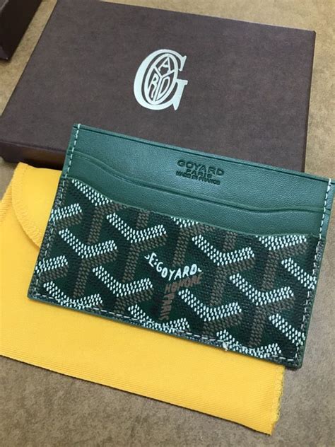 goyard card holder for sale